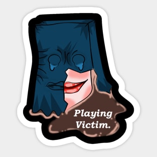 Facial Expression : Playing the victim T-Shirt Sticker